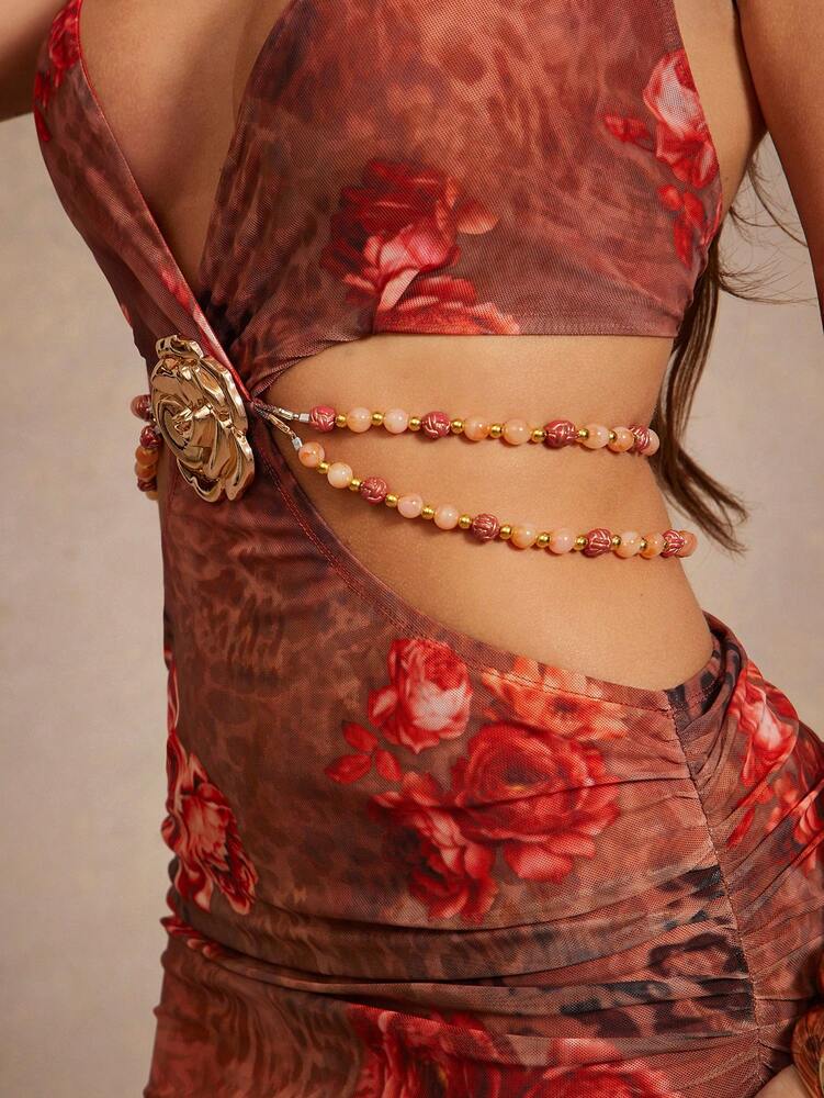 Women's Sleeveless Crop Top Dress Solid Color Minimalist Design Elegant Summer Outfit Bohemian Vacation Casual Daily Wear Clothing